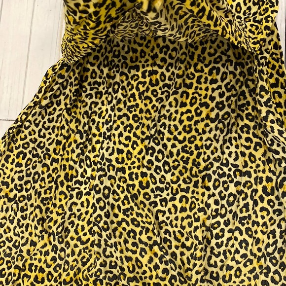 Notes du Nord Olivia Leopard-Print Smocked Maxi Dress - Picture 9 of 15